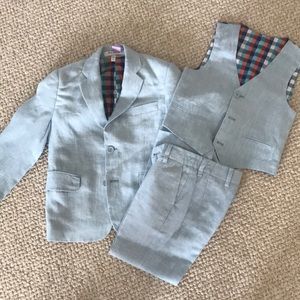 Isaac Mizrahi boys linen suit
